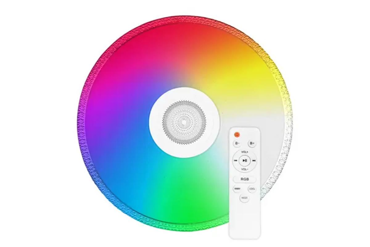 Світильник світлодіодний SML-R29-80-M-FRGB 80W 175-265V 3000-6000K+ FULL RGB IP20 коло білий SMART BIOM