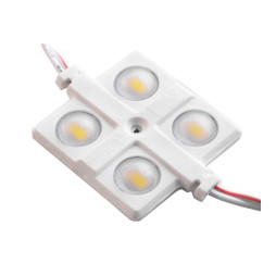 Світлодіодні модулі 5630-4smd 12V IP65 з лінзою білий LEDUA
