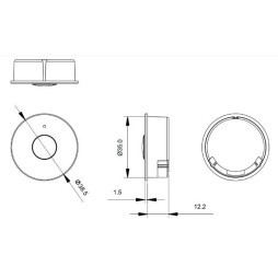 Пульт SR-2833S /1 зона, белый корпус/
