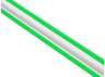 Рассеиватель неоновый LEDUA 6х9 мм зеленый 1 м