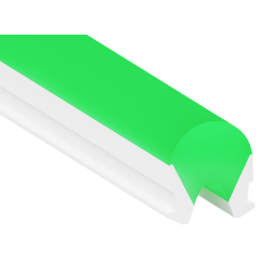 Неоновий розсіювач 8х9мм зелений LEDUA