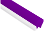 Рассеиватель неоновый LEDUA 8х9 мм фиолетовый 1 м