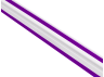 Рассеиватель неоновый LEDUA 8х9 мм фиолетовый 1 м