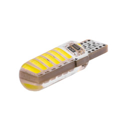 Светодиодная автолампа S T10 W5W 12В SMD7014-12led белый