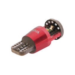 Светодиодная автолампа T10 W5W с обманкой 12В CREE-3led белый