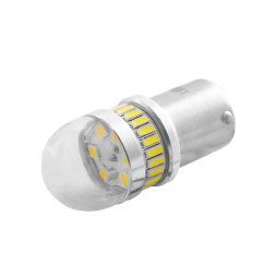 Світлодіодна авто лампа T25 3014-54шт./3030-3шт. SMD 1156 білий 12V LEDUA