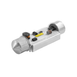 Светодиодная автолампа C5W SV8.5 с обманкой 12-24В 3Вт 41мм белый (CSP1818)