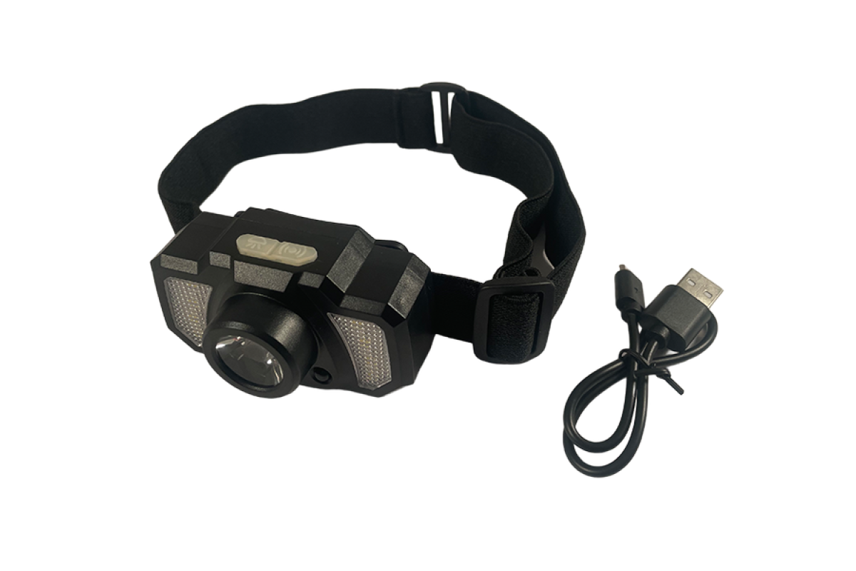 Ліхтарик налобний з USB KX-206