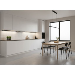 Светильник светодиодный линейный накладной "N15-1200" 220V 19,2W 3500k черный корпус LEDUA