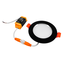 Светильник светодиодный врезной Biom DF-6B DownLight 6Вт круглый 5000К Черный