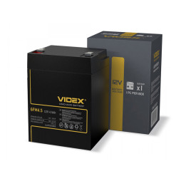 Аккумулятор Videx 6FM4.5 свинцово-кислотный 12 V 4.5 Ah color box 1 шт.