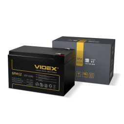 Аккумулятор Videx 6FM9 свинцово-кислотный 12 V 9 Ah color box 1 шт.