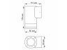 LED светильник архитектурный AR071G IP54 VIDEX GU10