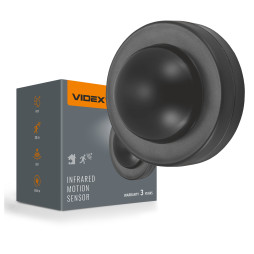 Датчик руху та освітленості VIDEX VL-SPC46B 220V 2000W інфрачервоний чорний