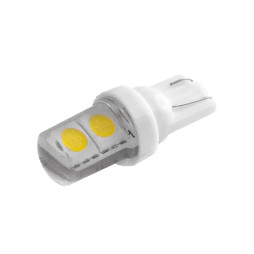 Светодиодная автолампа T10 W5W силикон 12В SMD5050-4led белый