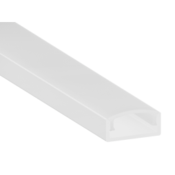 Профиль алюминиевый LEDUA АЛ-81 + рассеиватель для LED ленты накладной 2 м Белый