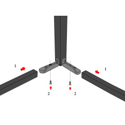 Угловой LED светильник / торшер LEDUA 220В 20Вт 1512Lm 1400мм RGB (37362385)