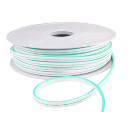 Світлодіодний неон 5*11mm 12V 11W/m 120led IP65, блакитний лід 2 роки гарантії (50м) LEDUA