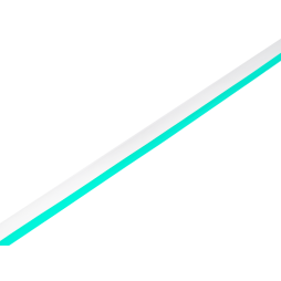 Світлодіодний неон 5*11mm 12V 11W/m 120led IP65, блакитний лід 2 роки гарантії (50м) LEDUA