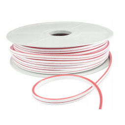 Світлодіодний неон 5*11mm 12V 11W/m 120led IP65, рожевий 2 роки гарантії (50м) LEDUA