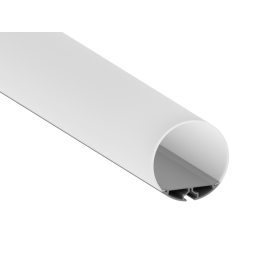 Алюмінієвий профіль для світлодіодної стрічки АЛ-30-1 2 метра анодований підвісний круглий LEDUA