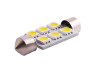 Світлодіодна авто лампа S85-39mm-6pcs 5050 білий 24V LEDUA