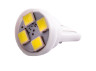Світлодіодна авто лампа T10-3528-4smd білий 24V LEDUA