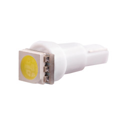 Світлодіодна авто лампа T5-5050-1smd білий 24V LEDUA