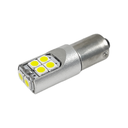 Світлодіодна авто лампа BA9S-3030-10SMD білий 12-24V LEDUA