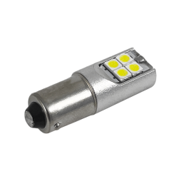 Світлодіодна авто лампа BA9S-3030-10SMD білий 12-24V LEDUA