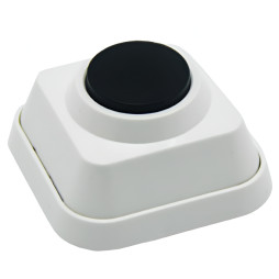 Кнопка дзвінка Lemanso LDB37 біла кратно 10 штук