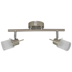 Спот Lemanso ST181-2 двойной G9/40W матовый хром