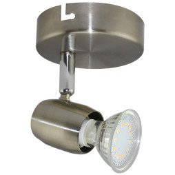 Спот Lemanso ST185-1 одинарный GU10/50W матовый хром