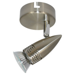 Спот Lemanso ST187-1 одинарный GU10/50W матовый хром