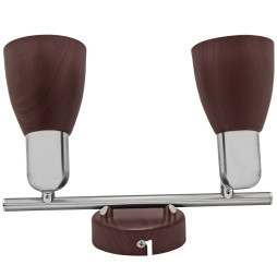 Спот Lemanso ST196-2 двойной E14/40W вишня