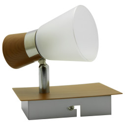 Спот Lemanso ST198-1 одинарный G9/40W ольха