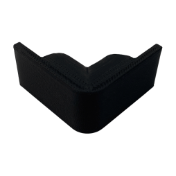 АЛ-06 кутовий коннектор чорний LEDUA  (3Д друк)