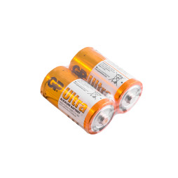 Батарейка щелочная GP Ultra 14AU / LR14 / C Alkaline Battery 2 шт