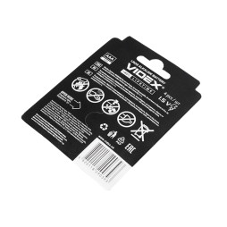 Батарейка Videx щелочная ААА / LR03 (микропальчик) (уп.4шт)