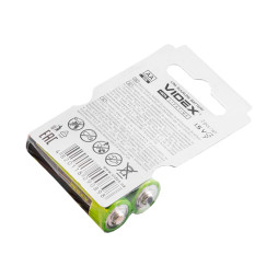 Батарейка Videx щелочная АА / LR06 (пальчик) (уп.2шт)