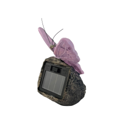 Світильник LED газон 1LED IP44 сон. батарея фіолетовий  CAB124 Лємансо