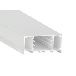 Профиль алюминиевый LEDUA АЛ-39 + рассеиватель для LED ленты накладной/подвесной 2 м Белый