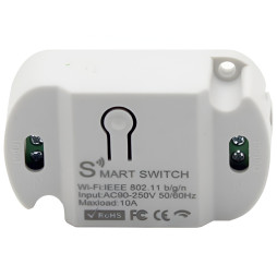 Модуль беспроводного управления с WI-FI без энергоизмерения 10A Lemanso LM6376 Умный дом Tuya малый