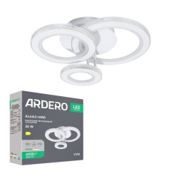 Світлодіодна люстра Ardero AL6163-1ARD VIVID 35Вт 5000K білий