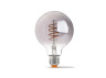 LED лампа VIDEX Filament G95FGD 4W E27 2100K дімерна графіт