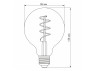 LED лампа VIDEX Filament G95FGD 4W E27 2100K дімерна графіт