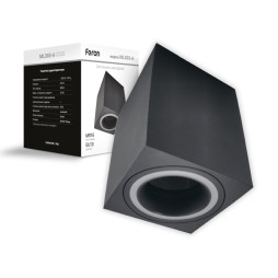 Накладний світильник Feron ML303-A під лампу чорний