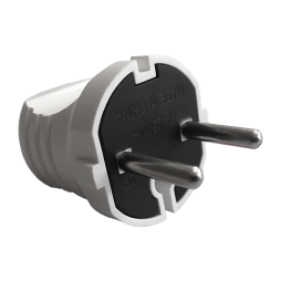 Вилка без заземления Lemanso LMA063 белая