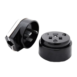 Вилка и гнездо с заземлением для электроплит Lemanso LMA316 однофазное черный