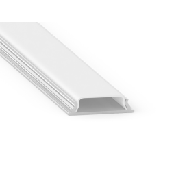 Алюмінієвий профіль для світлодіодної стрічки АЛ-14 1 метр анодований гнучкий накладний LEDUA